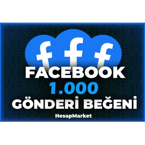  1000 ⭐ FACEBOOK ⭐ GÖNDERİ BEĞENİ